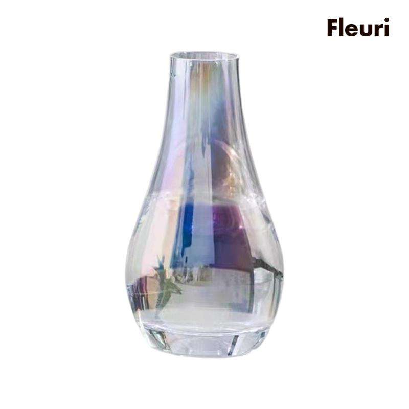 Kính Bình Hoa Thủy Tinh Miệng Hẹp Thiết Kế Đơn Giản Trang Trí Nhà Bếp