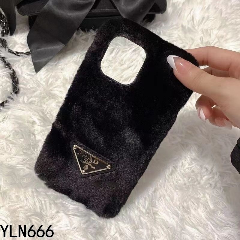 Ốp Điện Thoại Lông Nhung Màu Hồng Cho Iphone 14 PRO MAX 13 PRO MAX 12 11 PRO MAX 12 Mini 13 Mini X Xs MAX Xr 6 6S 7 8 14 PLUS