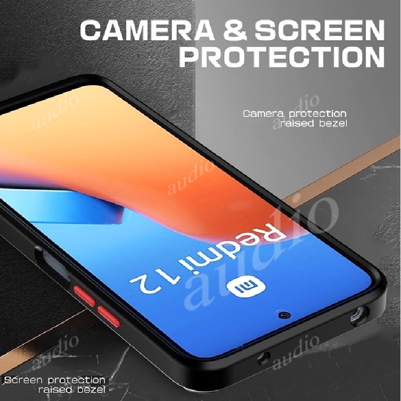 Ốp Điện Thoại Dạng Giáp Có Vòng Đỡ Nam Châm Cho Xiaomi redmi 12 4G Redmi12 2023 redmi 12 4G
