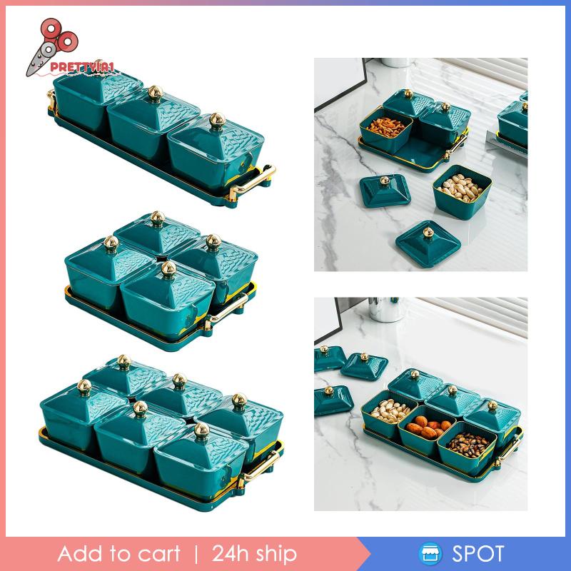 Khay Đựng Trái Cây Khô Kèm Giá Đỡ Tháo Rời Được Tiện Lợi Dành Cho Nhà Bếp