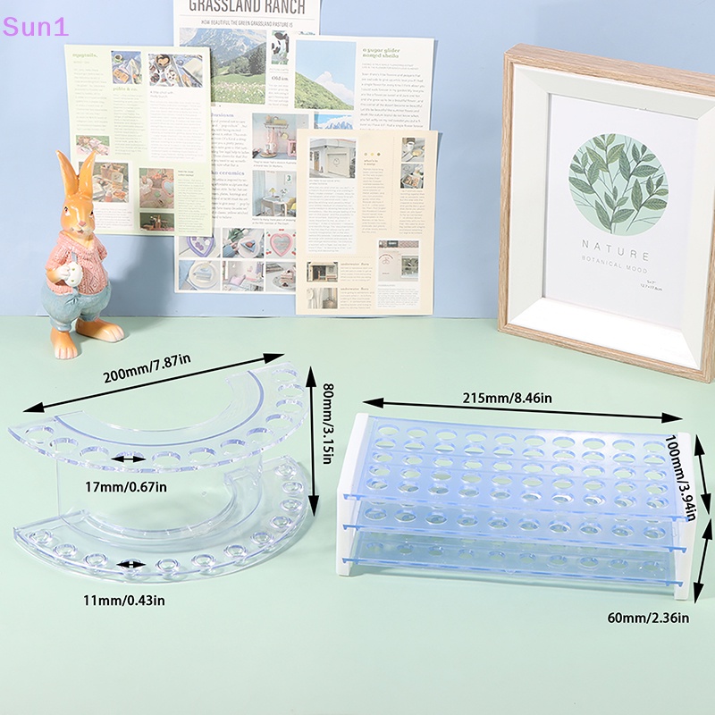 Giá Đỡ Cọ Trang Điểm Bằng Acrylic Tiện Dụng