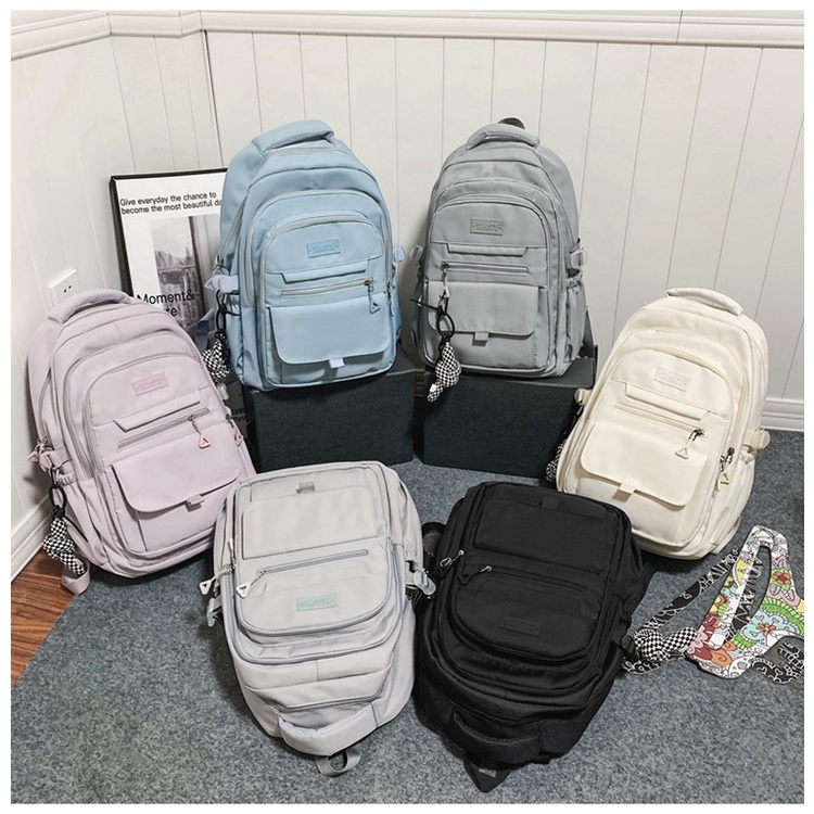 Ba Lô Đi Học Phong Cách Hàn Quốc Harajuku Kiểu Mới