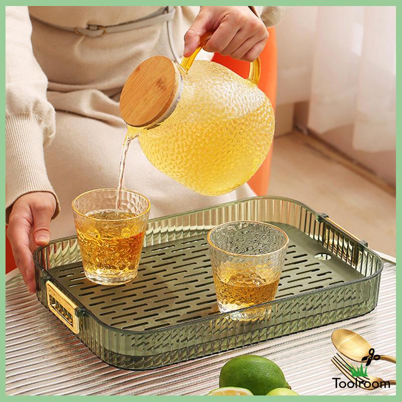 Khay Phơi Khô Chén Dĩa Có Tay Cầm Tiện Dụng Cho Văn Phòng