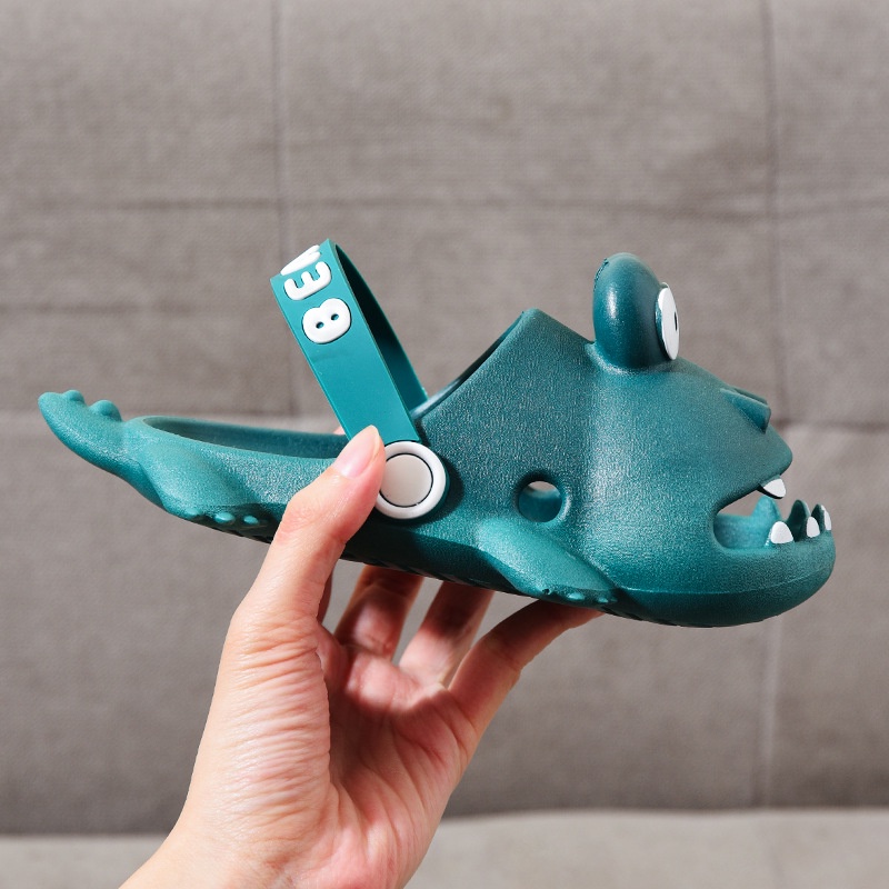 Planet Dép Đế Dày Chống Trượt In Hình Khủng Long Thời Trang Mùa Hè Cho Bé Trai Và Gái