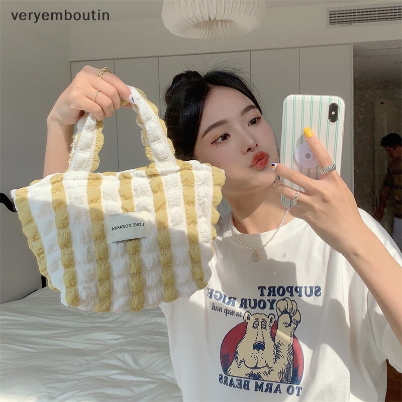Túi Xách Tote Vải Sức Chứa Lớn Thời Trang Phong Cách Hàn Quốc Cho Nữ