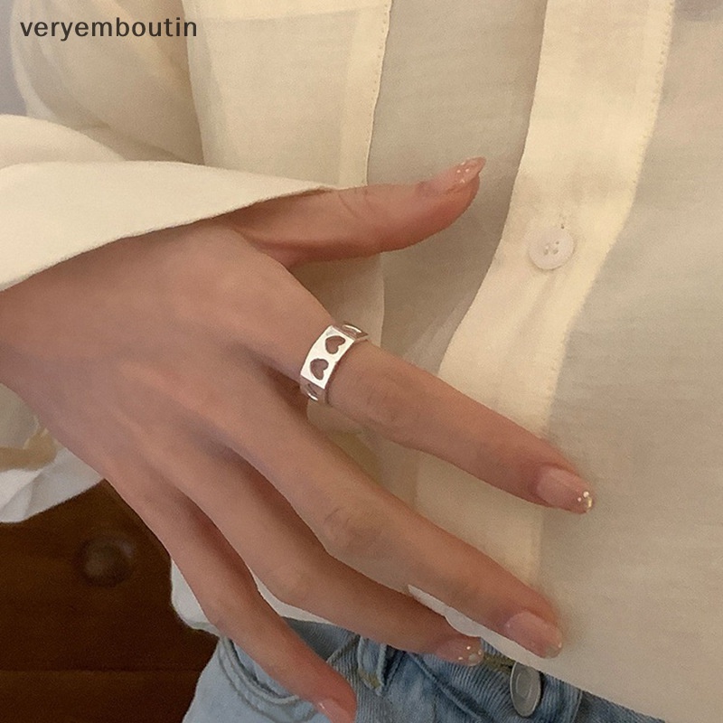 Nhẫn Hở Họa Tiết Hình Học Đơn Giản Thời Trang Cho Nữ