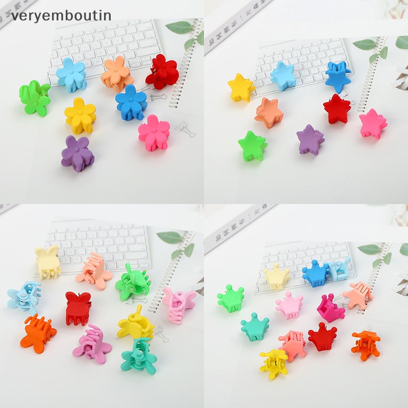 Set 20 Kẹp Tóc Càng Cua Mini Nhiều Màu Sắc Ngọt Ngào Cho Bé Gái