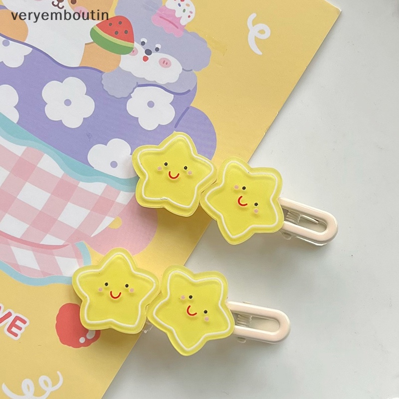 Kẹp Tóc Hình Ngôi Sao Năm Cánh Hoạt Hình Dễ Thương Cho Bé Gái