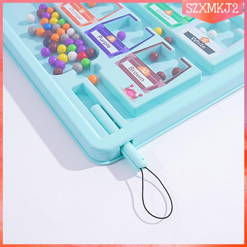 Đồ Chơi Mê Cung Hạt Nhiều Màu Sắc Cho Bé 3 4 5 Tuổi