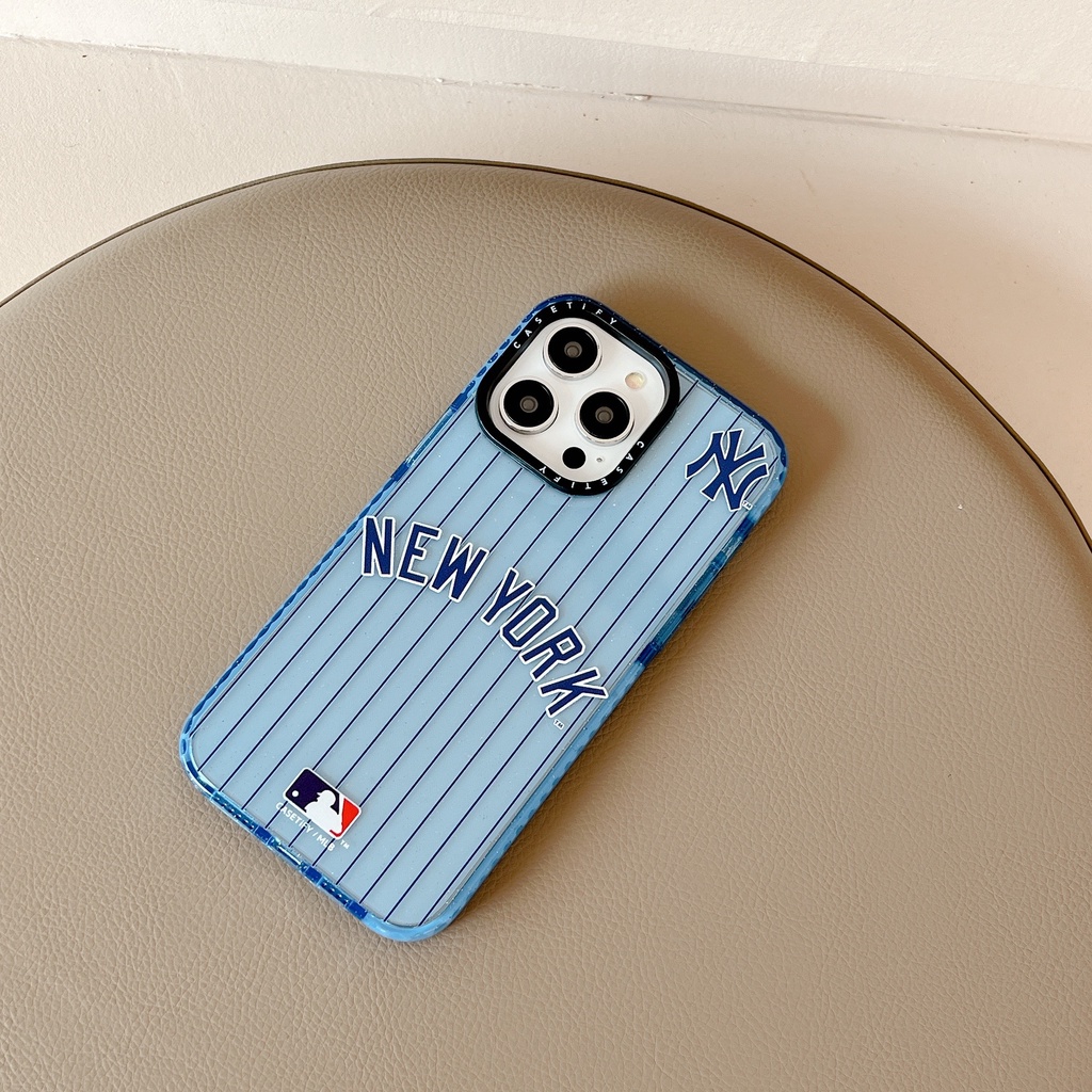 Ốp Điện Thoại In Logo MLB Thời Trang Cho iPhone 14 Pro Max 14 Pro 13 Pro Max 12 Pro Max 11 Pro Max