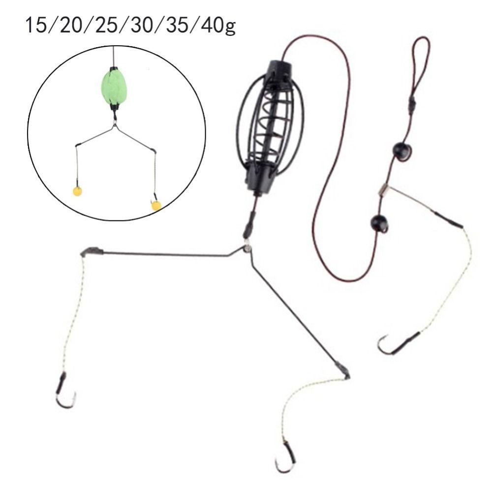 MIQUEL Lồng Đựng Mồi Câu Cá Bằng Thép Carbon Cao Cấp 15-40g