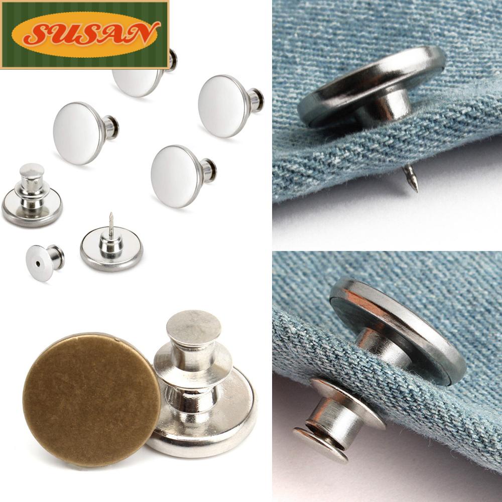 SUSANS Nút Kẹp Quần Mỏng Có Thể Tháo Rời Tiện Dụng DIY