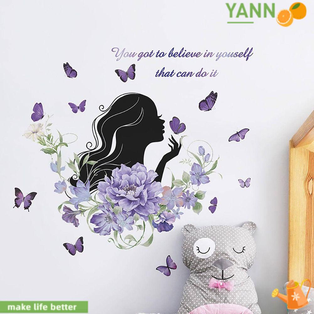 YANN1 Miếng Dán Tường Tự Dính Có Thể Tái Sử Dụng Dùng Trang Trí Phòng Ngủ / Nhà Trẻ