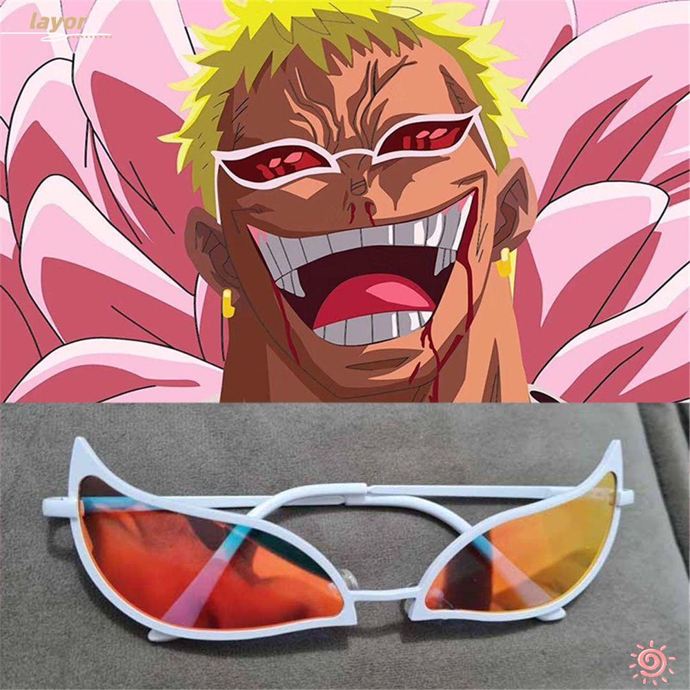 LAY Kính Mát Cosplay Nhân Vật Doflamingo Trong Phim Hoạt Hình One Piece
