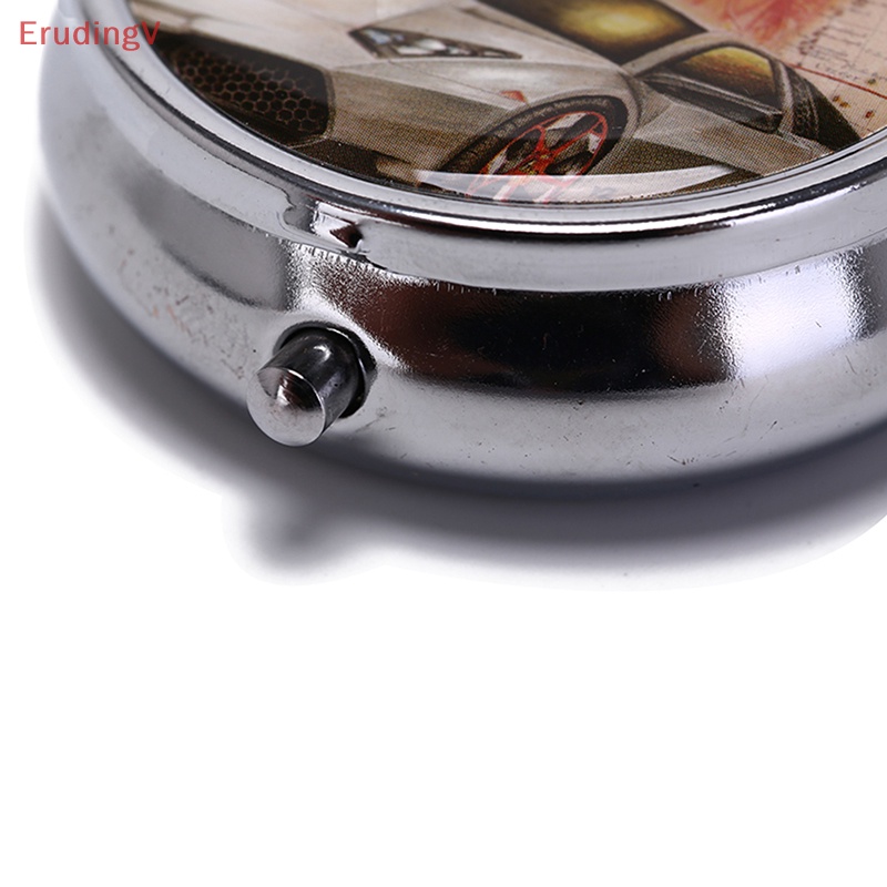 Hộp Đựng Thuốc Bằng Kim Loại Gấp Gọn Tiện Lợi [Mới] [Mới]