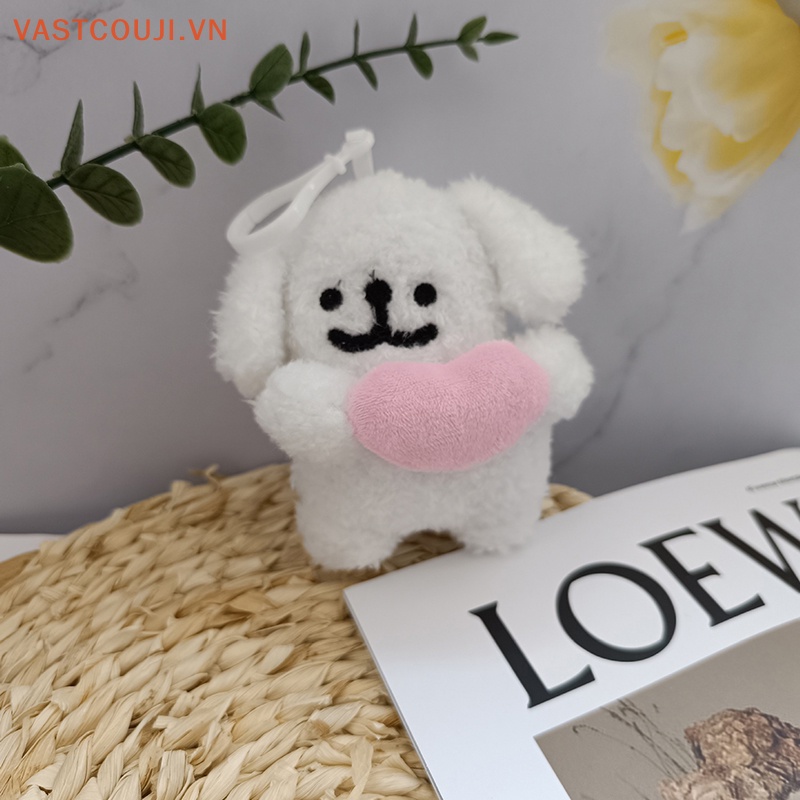 Móc Khóa Hình Chú Chó Nhồi Bông Đáng Yêu