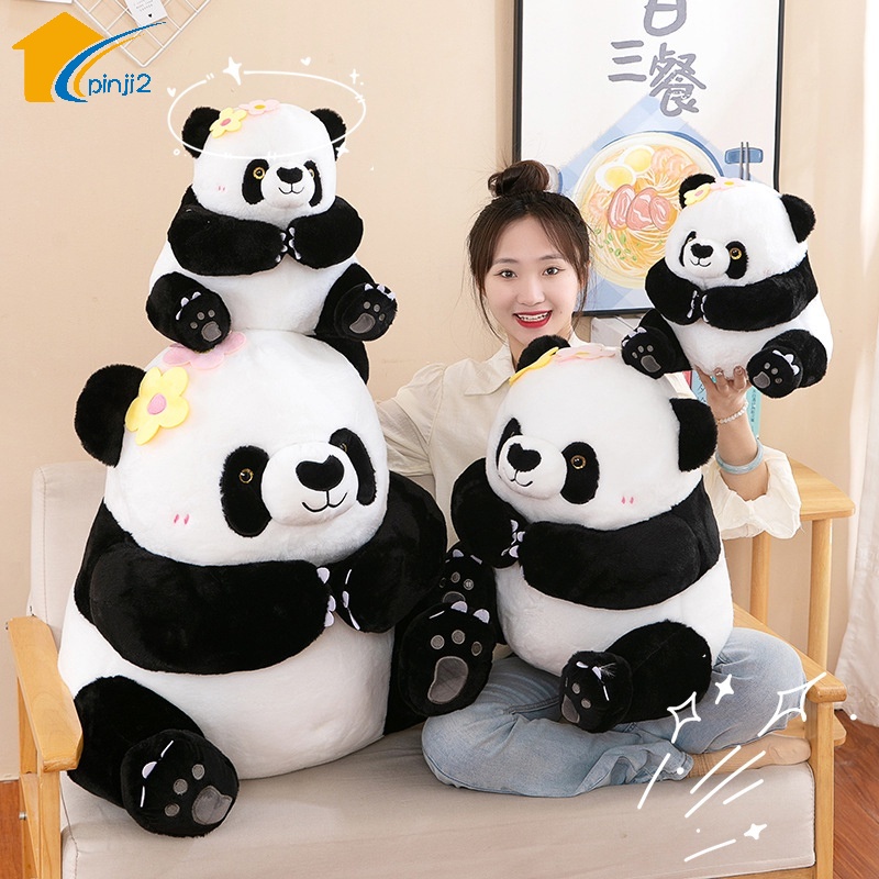 Gấu Trúc Nhồi Bông Nhiều Kích Cỡ Dễ Thương Cho Bé