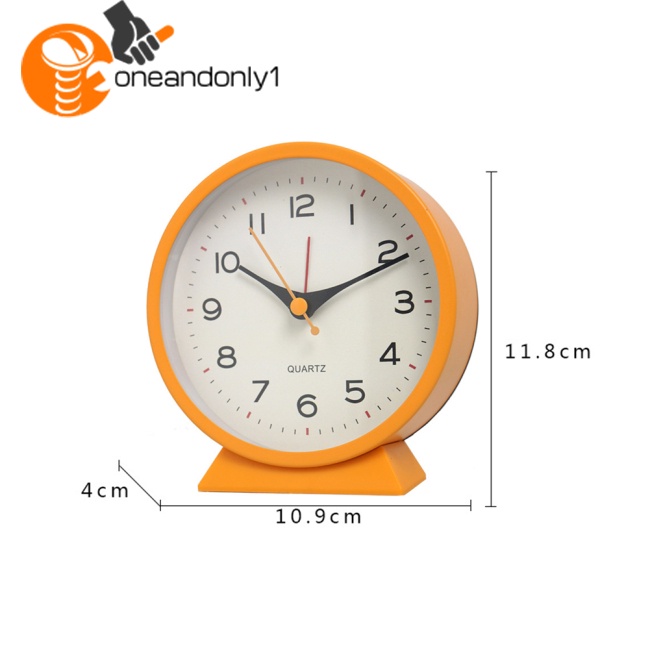 Đồng Hồ Báo Thức Dạ Quang 4.5inch [4.5inch] Phong Cách Retro Trang Trí Nhà Cửa