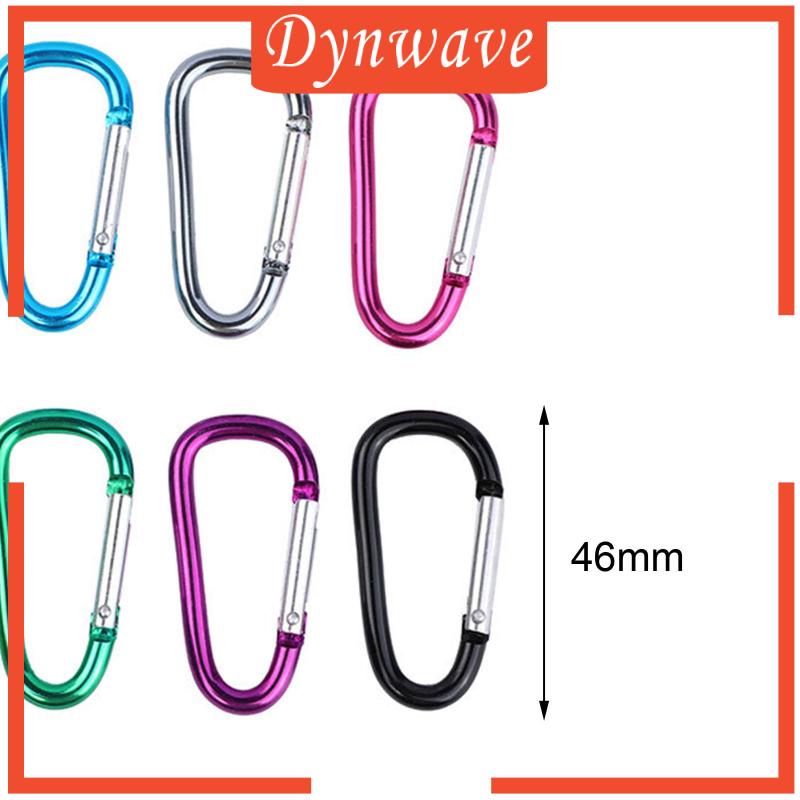 Set 10 Móc Khóa Carabiner Đa Năng Hình Chữ D