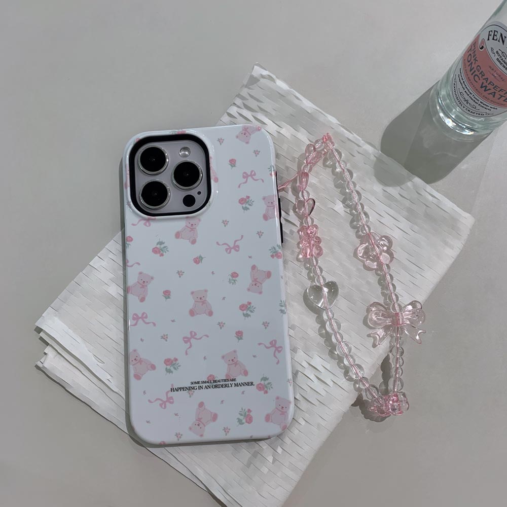 Ốp Điện Thoại Cứng Hình Gấu Cho iphone 11 12 12pro 12promax 13 13pro 13promax 14 14pro 14promax 15 15pro 15promax