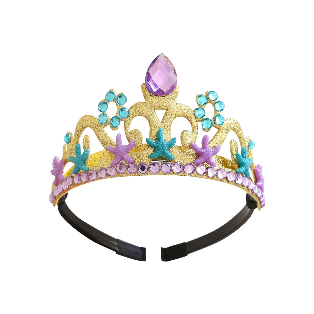 Băng Đô Cài Tóc Phong Cách Công Chúa Tiên Cá Cho Bé Gái