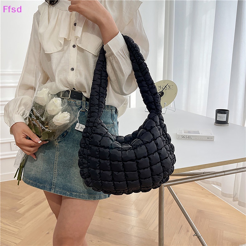 1 Túi Bong Bóng Xếp Ly Một Vai Dung Tích Lớn Có Túi Bong Bóng Và Túi Mây Bán Chạy Cho Nữ {Ffsd}