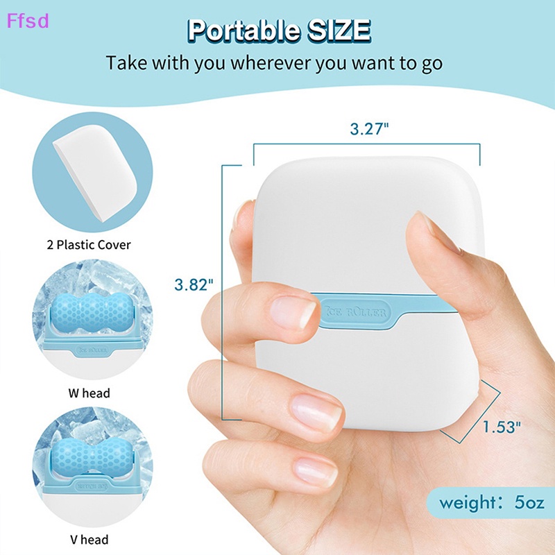 Cây Lăn Mát Xa Mặt Làm Mát Cuộn Tròn Thư Giãn