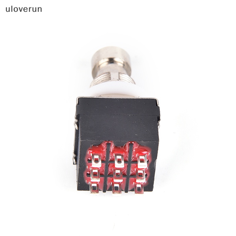 Uloverun Hộp Đựng Phơ Đàn Guitar 1x 9-pin 3PDT Bằng Kim Loại Tiện Dụng