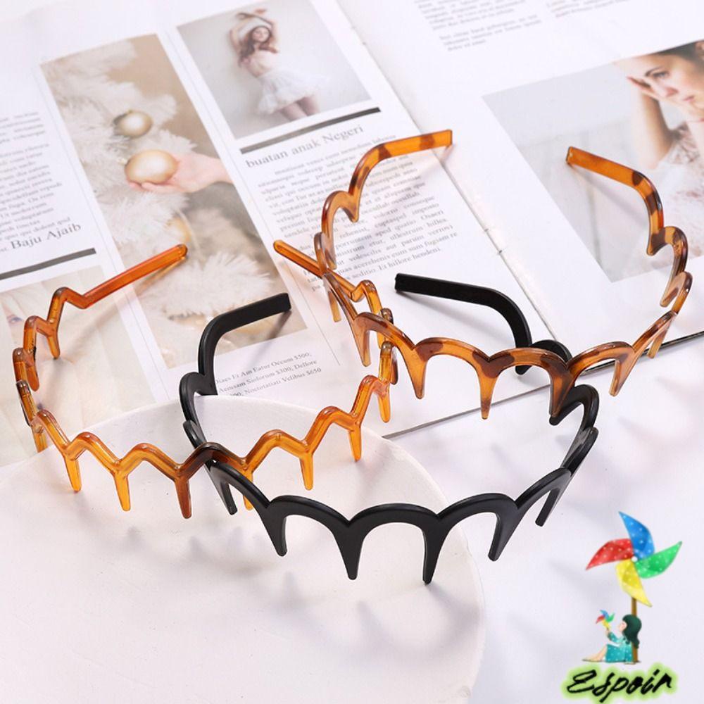 ESPO Băng Đô Rửa Mặt Trang Điểm Họa Tiết Zigzag Dành Cho Nam Nữ