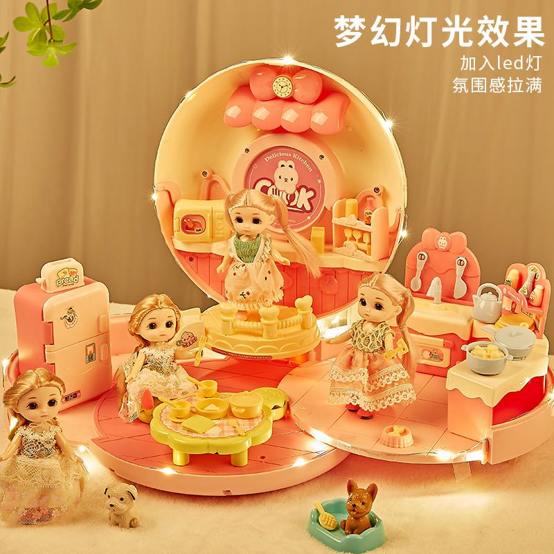 Mô Hình Đồ Chơi Lâu Đài Công Chúa Dành Cho Bé Gái 3-6 Tuổi