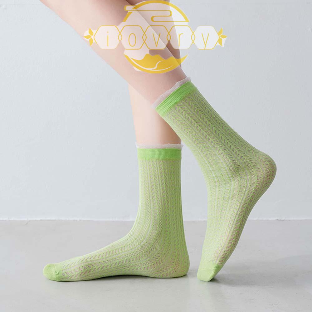 IVORY Tất Lưới Thoáng Khí Thời Trang Mùa Hè Dành Cho Nữ