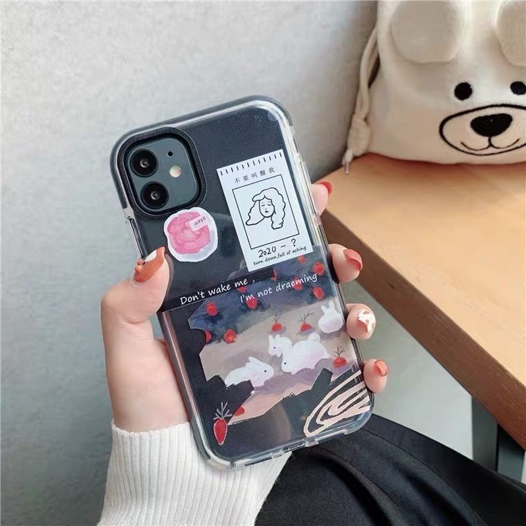 Ốp Điện Thoại Mềm Trong Suốt Chống Sốc Cho Iphone 7 Xsmax xr 12 11 13 6 x 8