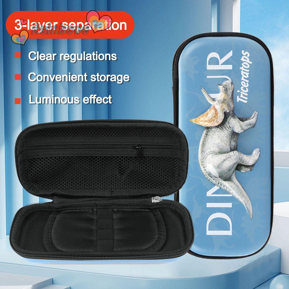 RAINBOW Hộp Đựng Bút Bằng EVA Họa Tiết Khủng Long Dễ Thương