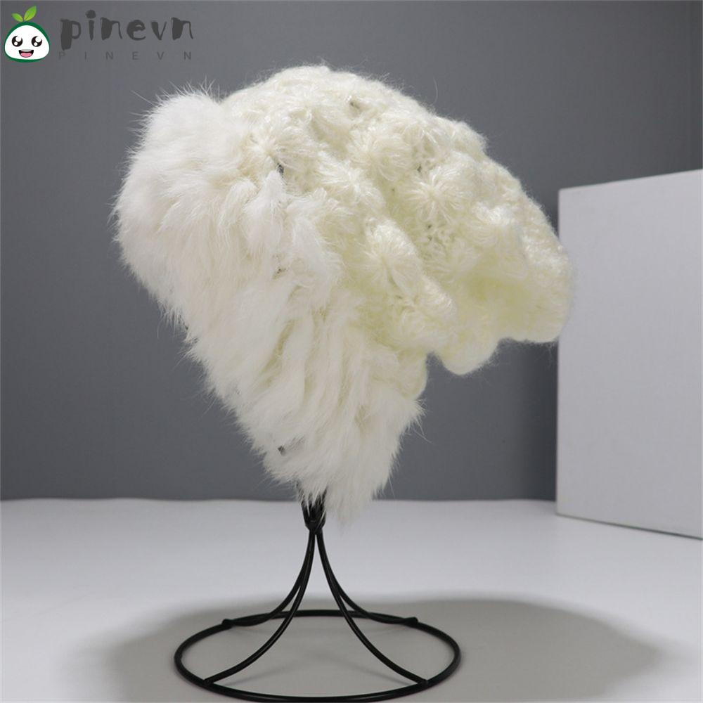 PINEVN Mũ Lông Thỏ Giữ Ấm Thời Trang Dành Cho Nữ