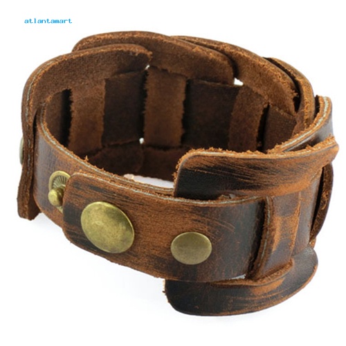 Túi Đựng Đồ Dùng Cao Cấp Tiện Dụng| Vòng Tay Giả Da Phong Cách Retro Cho Nam