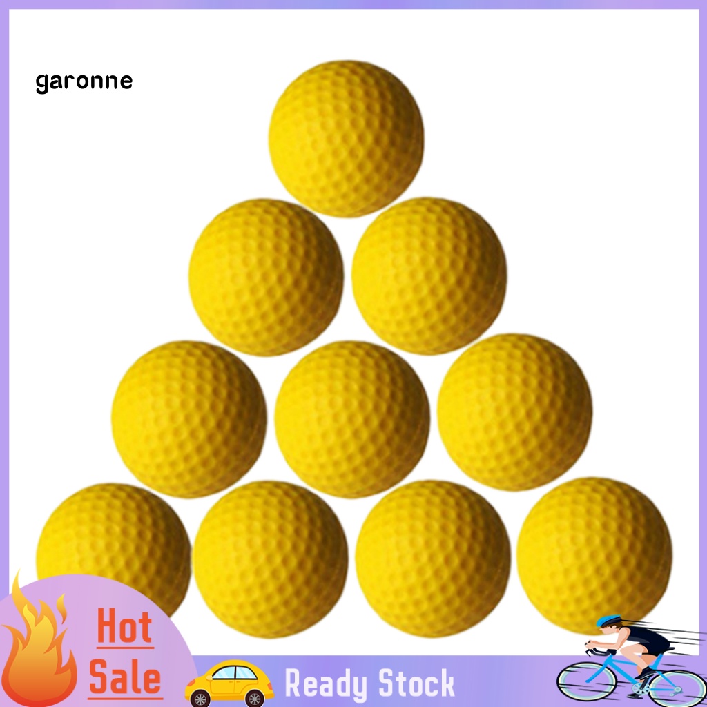 Set 10 Quả Bóng Golf Mềm Mại Hỗ Trợ Luyện Tập Trong Nhà