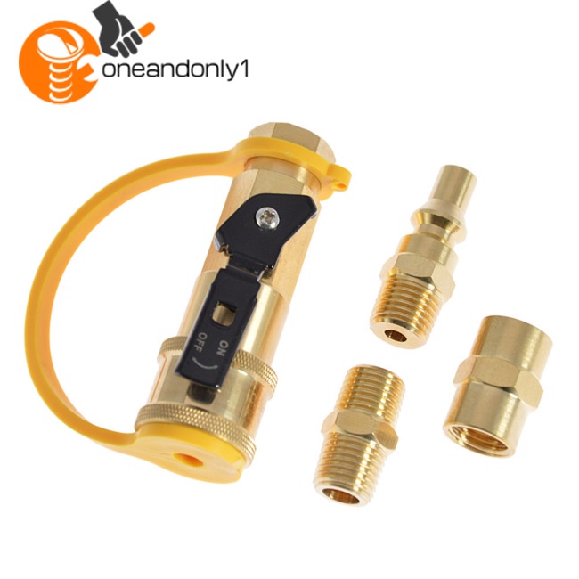 Đầu Nối Chuyển Đổi Bơm Hơi 1 / 4 Propane Kết Hợp Van Bình Gas