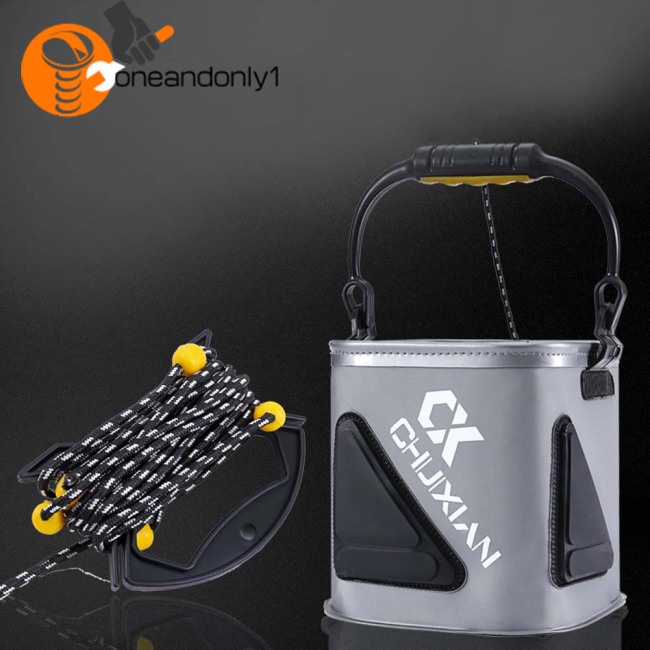 Xô Đựng Cá Mini Thiết Kế Gấp Gọn Có Tay Cầm Tiện Dụng