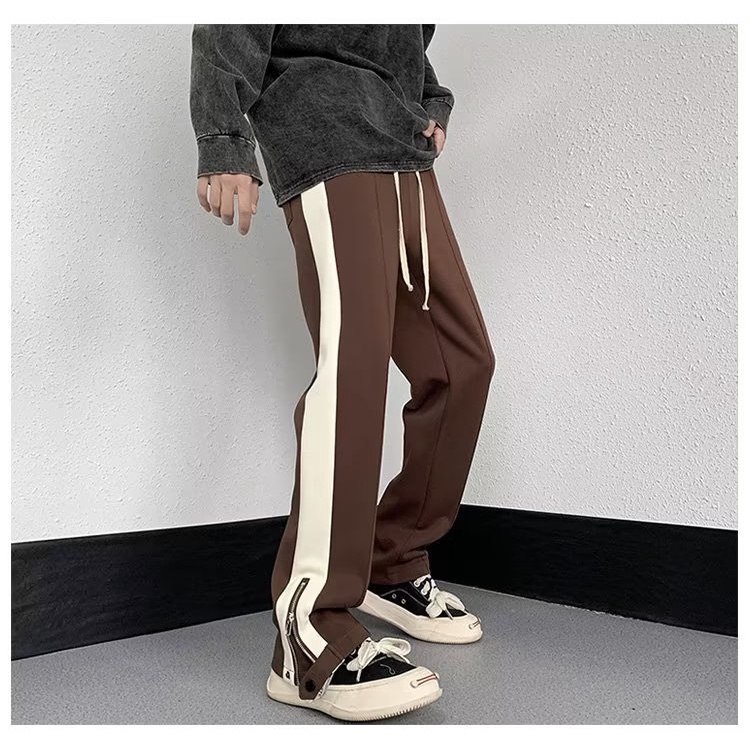 Quần Dài Thể Thao Dáng Rộng Có Khóa Kéo Thời Trang Mùa Hè Cho Nam