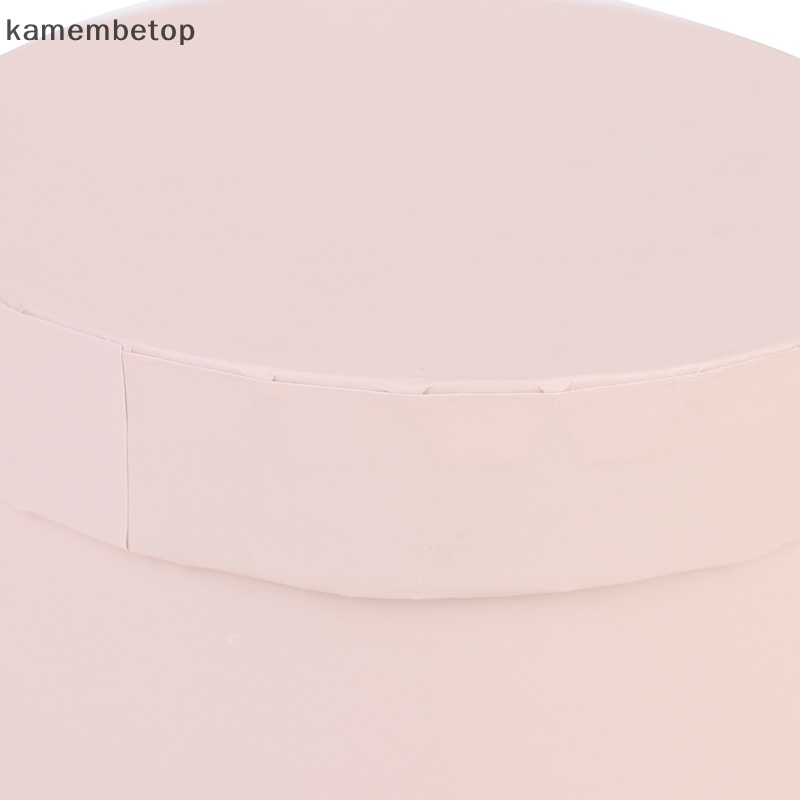 1 Hộp Quà Giấy Hình Tròn In Hoa Xinh Xắn