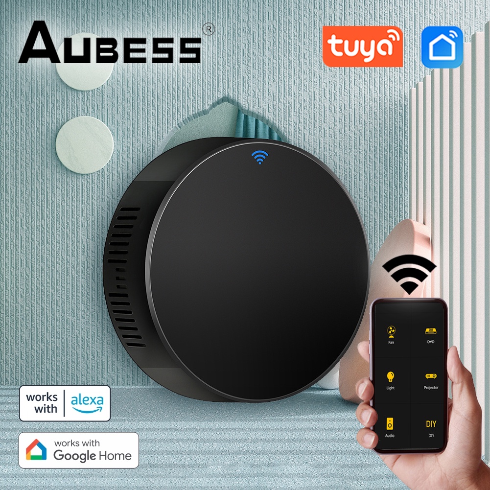 Điều khiển từ xa thông minh MISS ROSE AUBESS IR Wifi Tuya hỗ trợ Amz Alexa Google Home cho TV DVD AUD AC