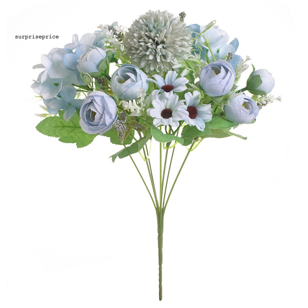 1 Bó Hoa Nhân Tạo Trang Trí Tiệc Cưới, Tại Nhà, Văn Phòng