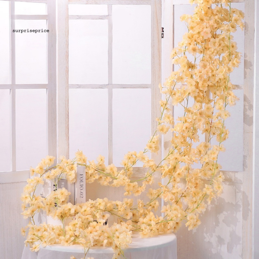 Dây Hoa Anh Đào Giả 135 Bông Trang Trí Tiệc Cưới