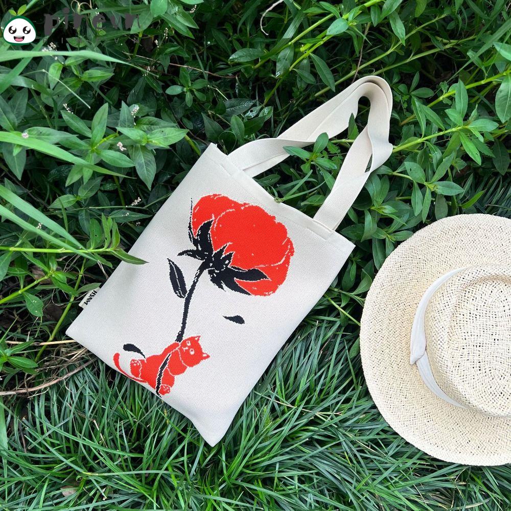 PINEVN Túi Xách Đan Len Đeo Vai Sức Chứa Lớn Dễ Thương Cho Nữ