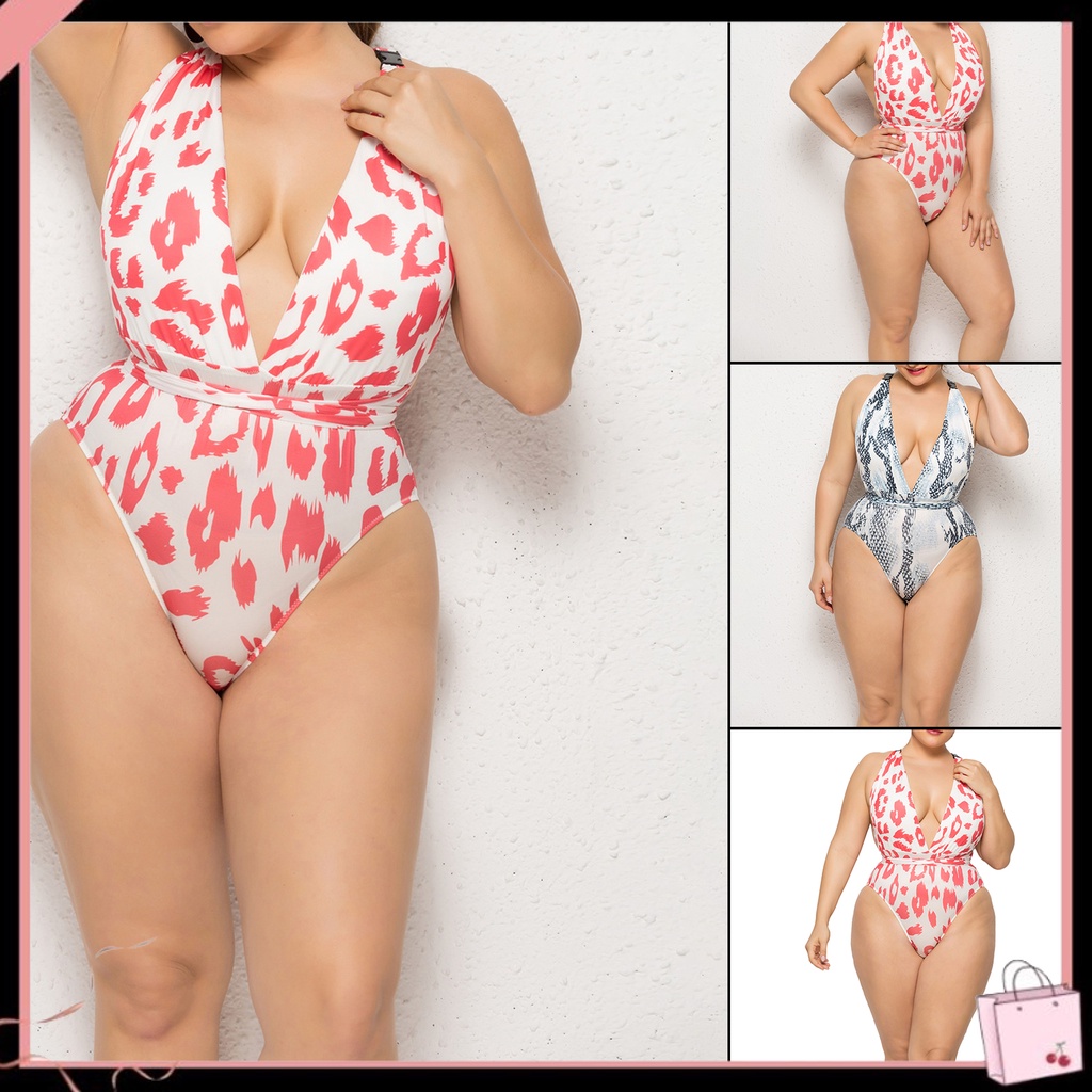 Bộ Đồ Bơi Một Mảnh Thoáng Khí Họa Tiết Da Rắn / Da Báo Quyến Rũ Cho Nữ