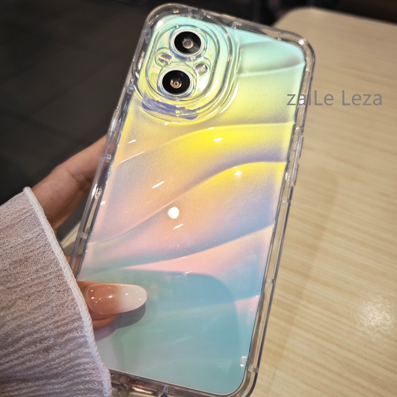 Ốp Điện Thoại Mặt Kính Cường Lực Chống Sốc Cho OPPO Reno 7Z 8Z 8 Z 6 5 5G