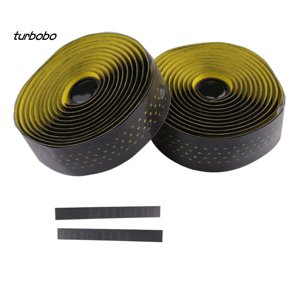 Set 2 Dây Đai Giả Da Gắn Tay Lái Xe Đạp Chống Trượt Tiện Lợi