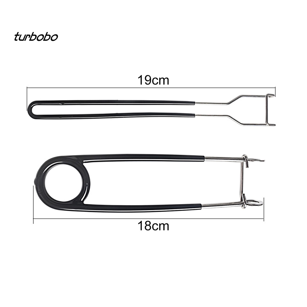 Set 2 Dụng Cụ Hỗ Trợ Câu Cá Chống Trầy Bằng Thép Không Gỉ