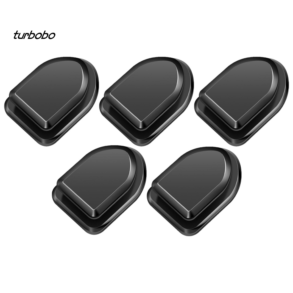 Set 5 Móc Treo Chìa Khóa Xe Hơi Màu Đen Siêu Bền Tiện Dụng