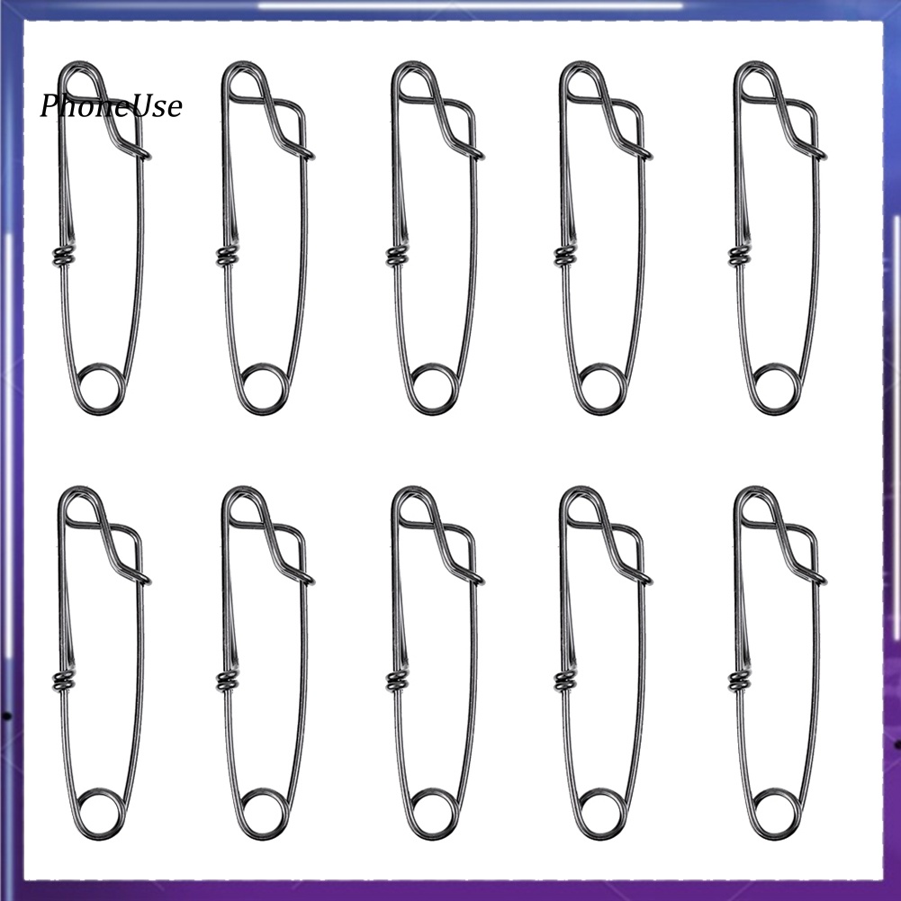 Pu Set 5 Kẹp Câu Cá Tôm Cua Bằng Thép Không Gỉ